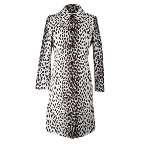 dior leopard coat